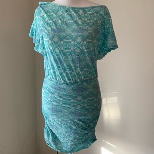 Blue dress. Short. Perfect for vacation. Victoria’s Secret.